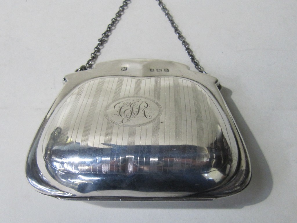 Appraisal: Silver purse Birmingham