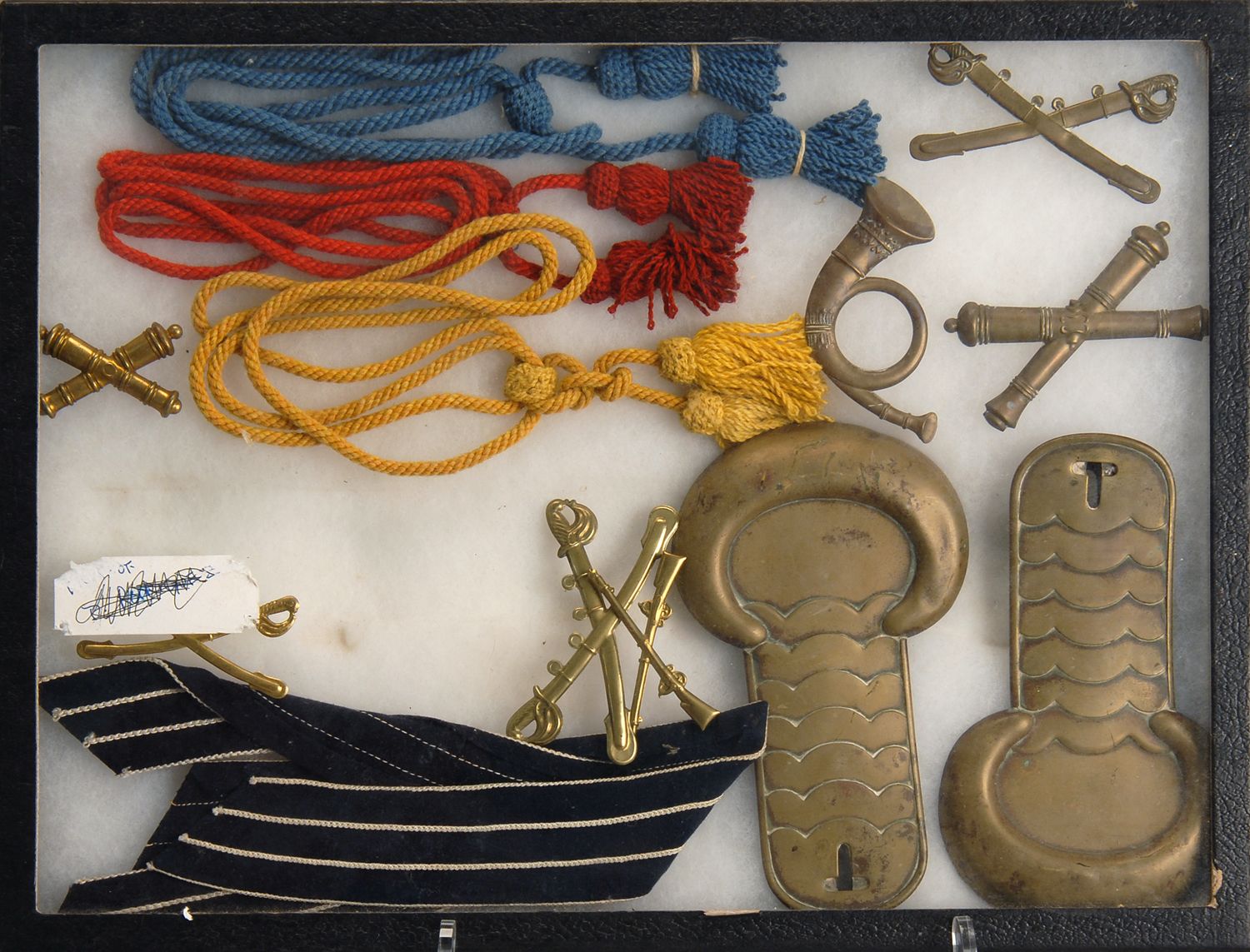 Appraisal: CASED COLLECTION OF MILITARIA Civil War and Post Civil WarIncludes