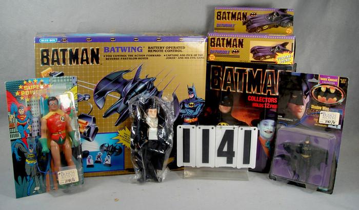 Appraisal: Lot of Batman related toys and dolls vintage plastic Robin