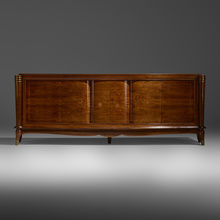 Appraisal: Jules Leleu SIDEBOARD France c rosewood mahogany fruitwood oak mother-of-pearl