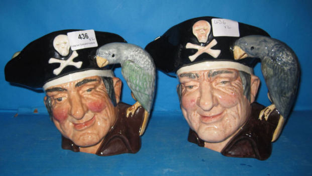 Appraisal: Royal Doulton Large Character Jugs Long John Silver D and