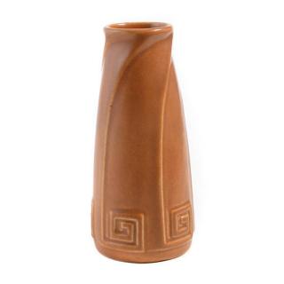 Appraisal: Orange Rookwood Greek Key Vase Height inches