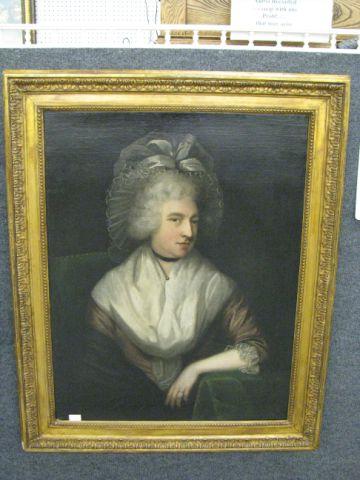 Appraisal: Old Master Oil School of Gainsborough portrait of lady on