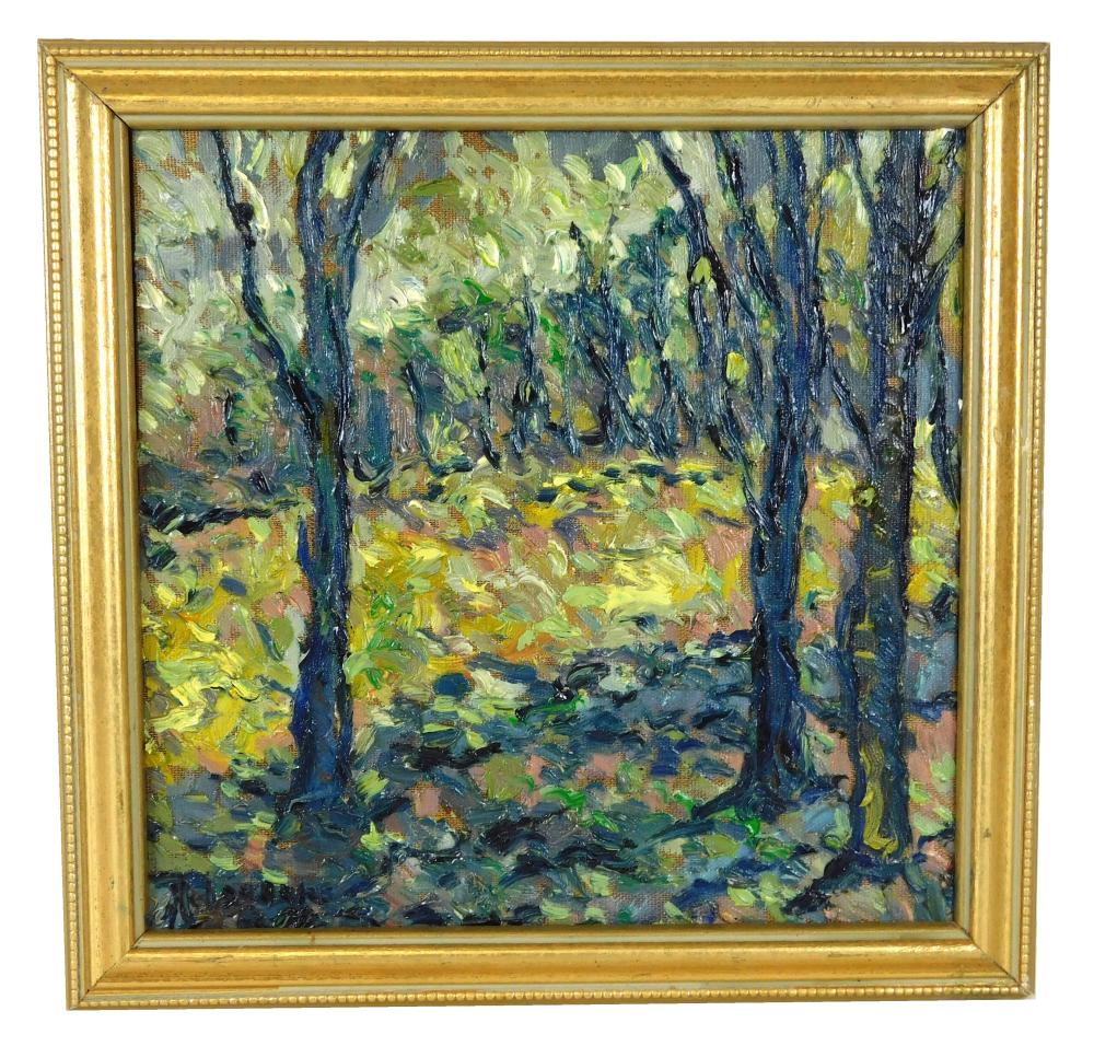 Appraisal: Phillip Helgeson American th C oil on canvas Summit Ridge