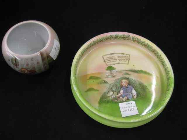 Appraisal: Royal Bayreuth Porcelain Child'sfeeding dish vase