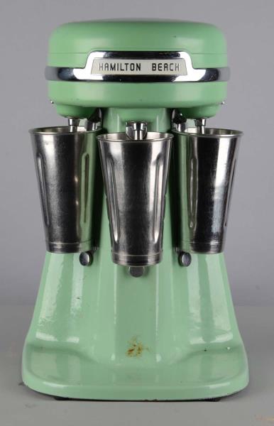 Appraisal: Hamilton Beach Multi Malt Mixer Green porcelain enameled countertop Hamilton