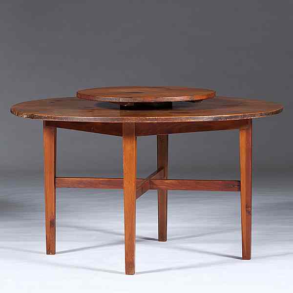 Appraisal: Lazy Susan Table American probably Georgia or South Carolina late