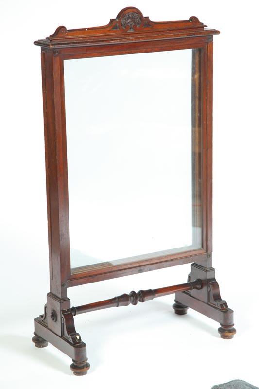 Appraisal: SCREEN American or English nd half- th century mahogany Frame