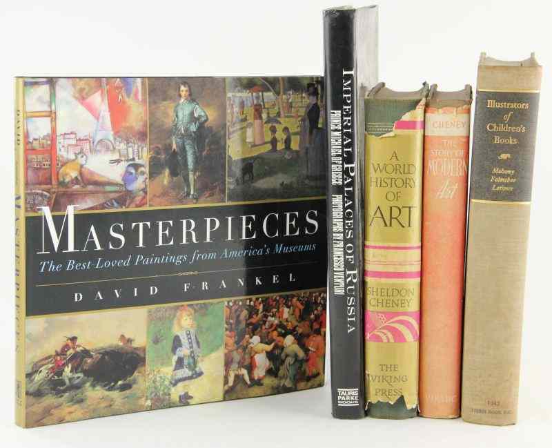 Appraisal: Five Titles on Artto include MASTERPIECES by David Frankel black