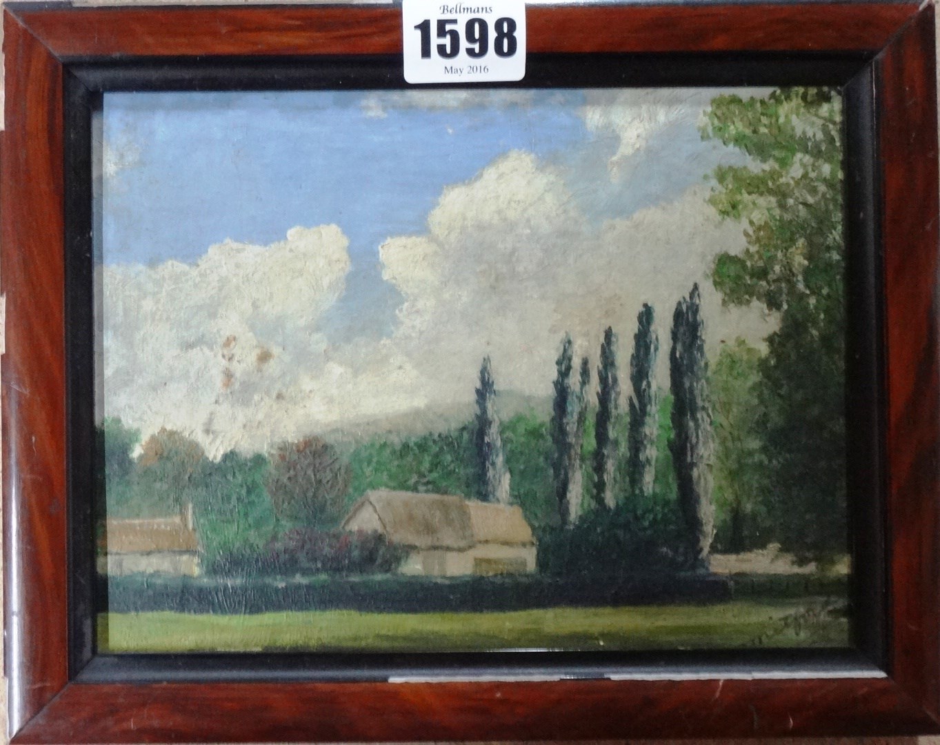 Appraisal: O Mitford th century Redmarley Gloucestershire oil on panel signed