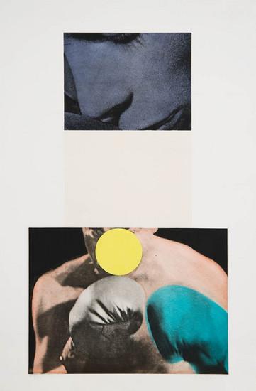 Appraisal: John Baldessari heaven and hell etching with aquatint printed in