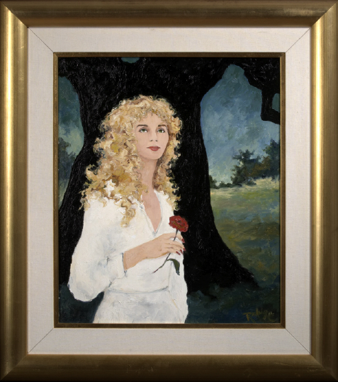 Appraisal: George Rodrigue American Louisiana b Jolie Blonde with Dreams oil