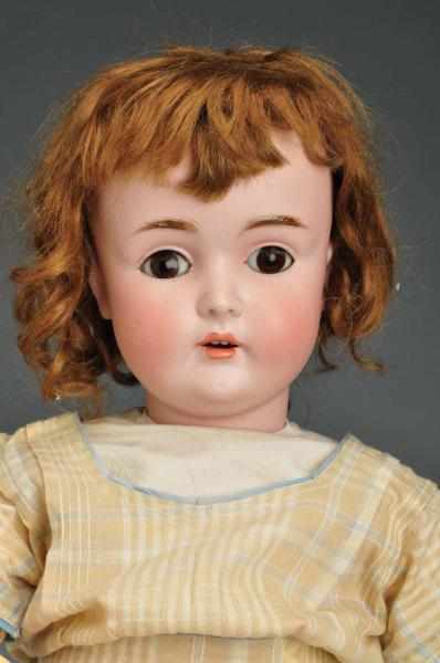 Appraisal: Kestner German Bisque Child Doll Description Bisque socket head molded