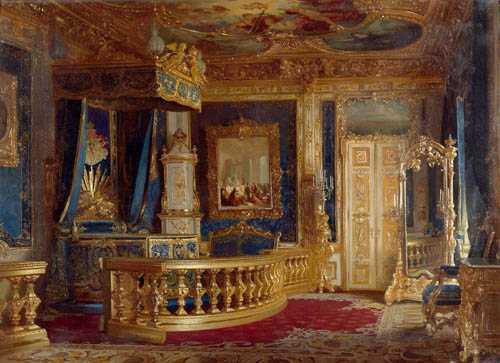 Appraisal: KOERLE PANCRAZ Munich The bedroom of Ludwig II in the