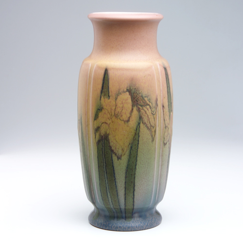 Appraisal: ROOKWOOD Wax Matte tall vase painted by Elizabeth Lincoln with