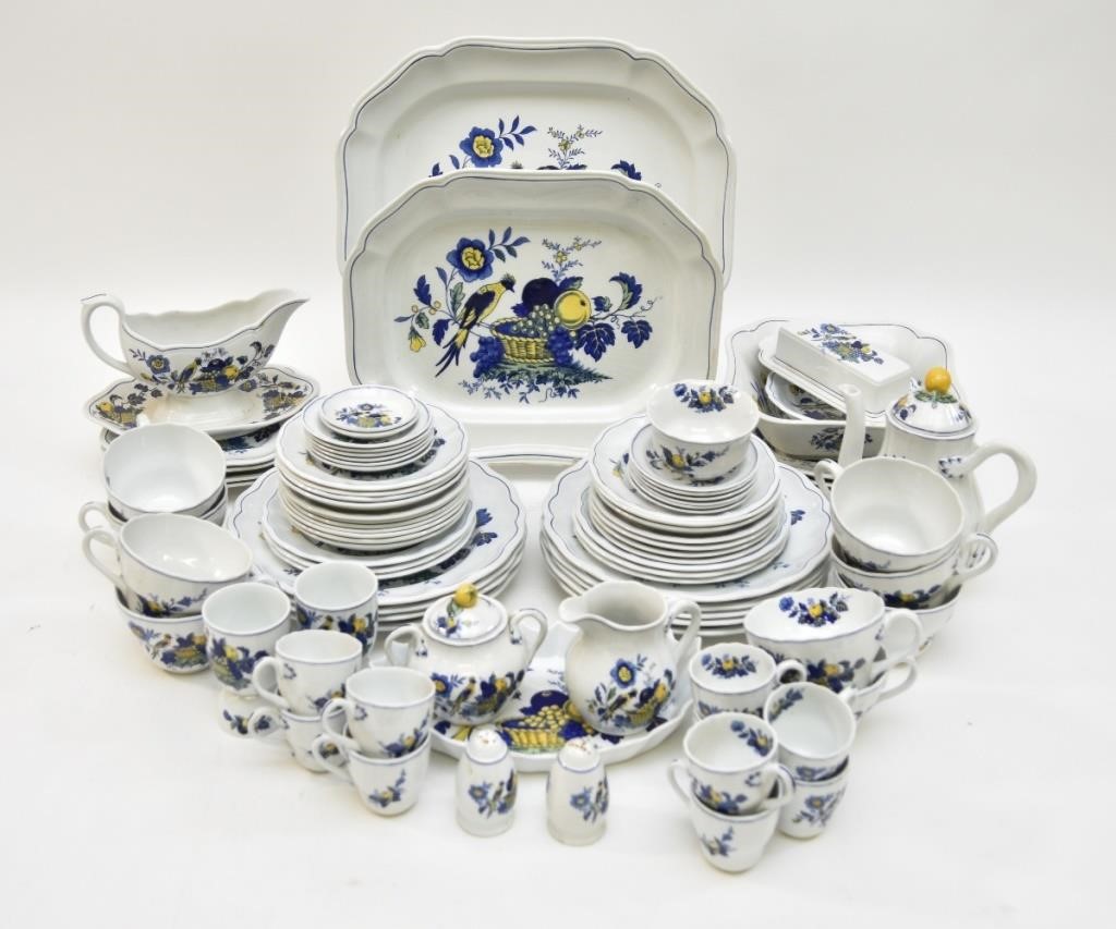 Appraisal: Copeland Spode dinner service Blue Bird pattern to include dinner