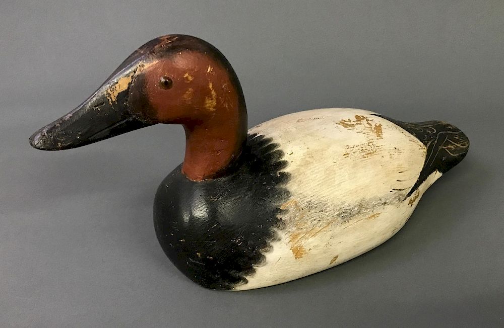 Appraisal: Mason Seneca Lake Canvasback Decoy Mason Seneca Lake New York