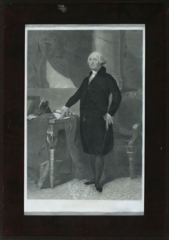 Appraisal: th c Engraving of George Washington Engraving by J Halpin