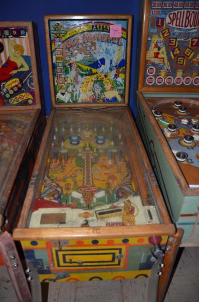 Appraisal: Gottlieb Old Faithful Playfield Good Backglass Poor Cabinet Fair Functionality