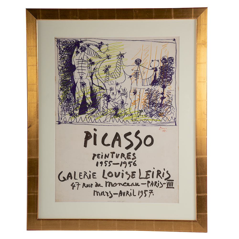 Appraisal: Pablo Picasso Peinturas-Galerie Louise Leiris Spanish - Lithograph in colors