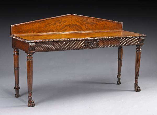 Appraisal: A Regency mahogany serving table first quarter th century height