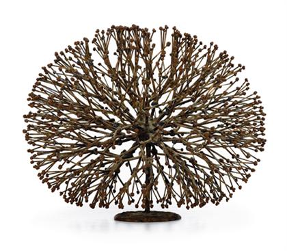 Appraisal: HARRY BERTOIA american - UNTITLED - BUSH FORM bronze with