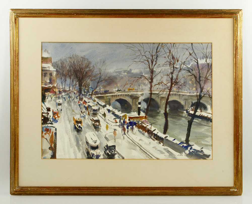 Appraisal: - Whorf Pont St Michel W C John Whorf American