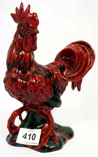 Appraisal: Royal Doulton Flambe Model of a Cockerel in sung colours