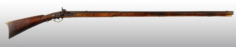 Appraisal: Kentucky Rifle Description OL BL - TB Octagon to round