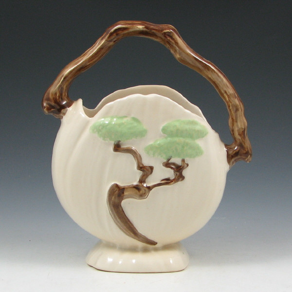 Appraisal: Roseville Ming Tree - Basket - Mint Roseville Ming Tree