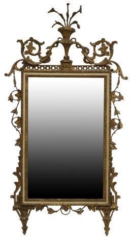 Appraisal: Florentine giltwood mirror th c frame with scrolled and foliate