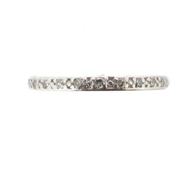 Appraisal: A diamond eternity ring Set with circular cut diamonds in