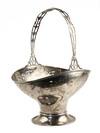 Appraisal: STERLING BRIDE'S BASKET - Gorham Sterling Bride's Basket with rigid