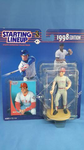 Appraisal: Starting Lineup Will Clark Action Figure Texas Rangers - includes