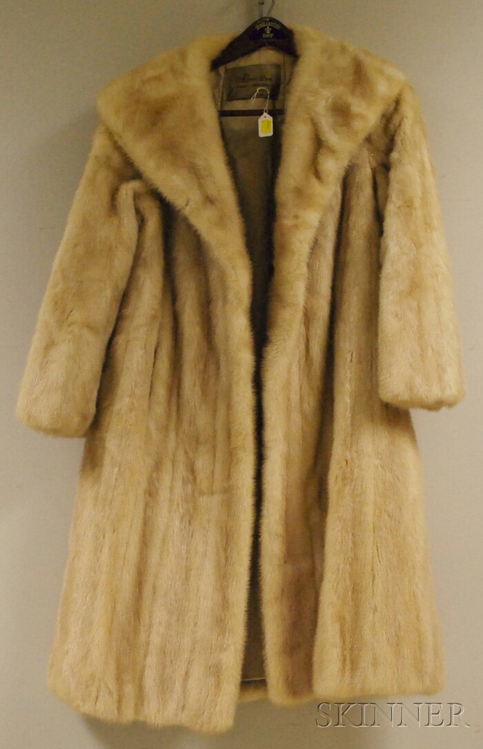 Appraisal: Lady's Tourmaline Mink Coat Revillon for Saks Fifth Avenue labeled