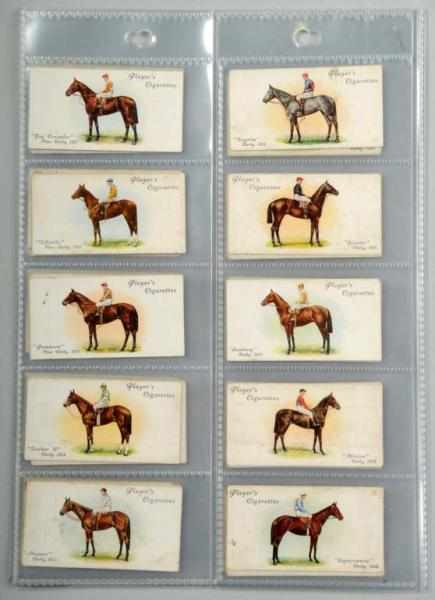 Appraisal: Lot of Race Horse and Jockey Tobacco Card Sets Description