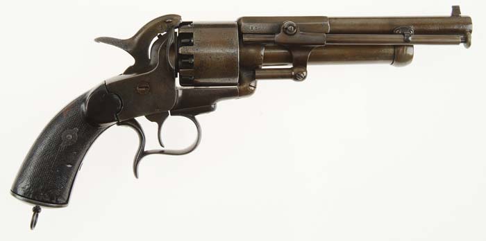 Appraisal: FIRST MODEL BELGIAN LEMAT GRAPESHOT PERCUSSION REVOLVER Cal rifled bbl