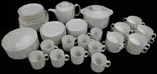 Appraisal: Rosenthal German Studio-line partial service approximately fifty-nine pieces in total