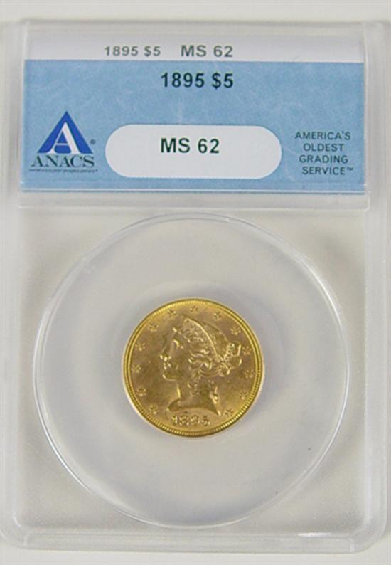 Appraisal: Gold Coin Anacs certified and graded MS