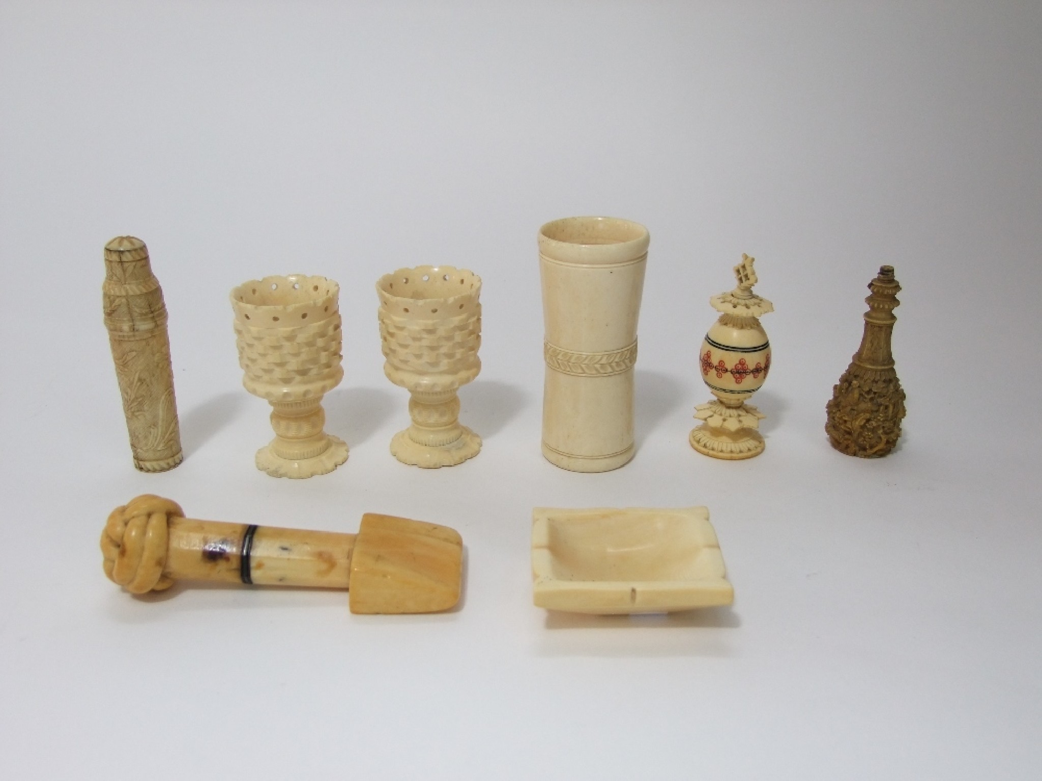 Appraisal: A collection of th century Chinese and other ivory dice