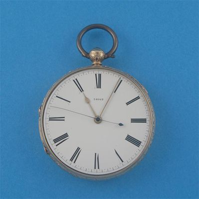 Appraisal: An ct gold open faced pocket watch by Henry Butterworth