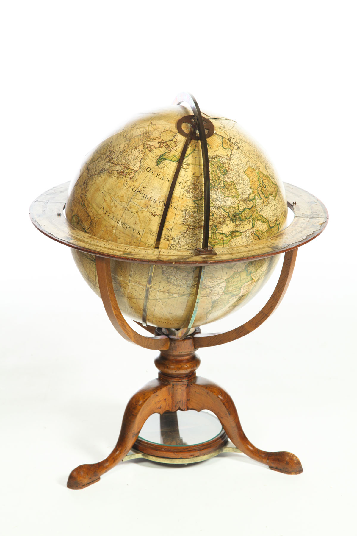 Appraisal: RARE GEORGE III TERRESTRIAL GLOBE George Adams Jr London ca