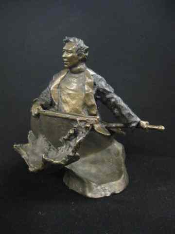 Appraisal: Mark Hopkins Bronze ''Fair Wind'' guiding his boat of ''