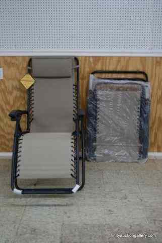 Appraisal: New Ultimate Relaxer Outdoor Lounge ReclinerThis is for a pair