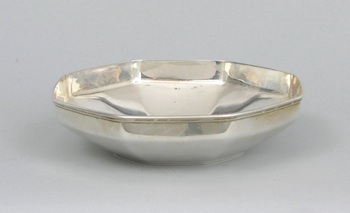 Appraisal: A Tiffany Co Sterling Silver Bowl ca - Of octagonal