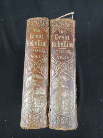 Appraisal: Volume Book Set The Great Rebellion by J T Hendley