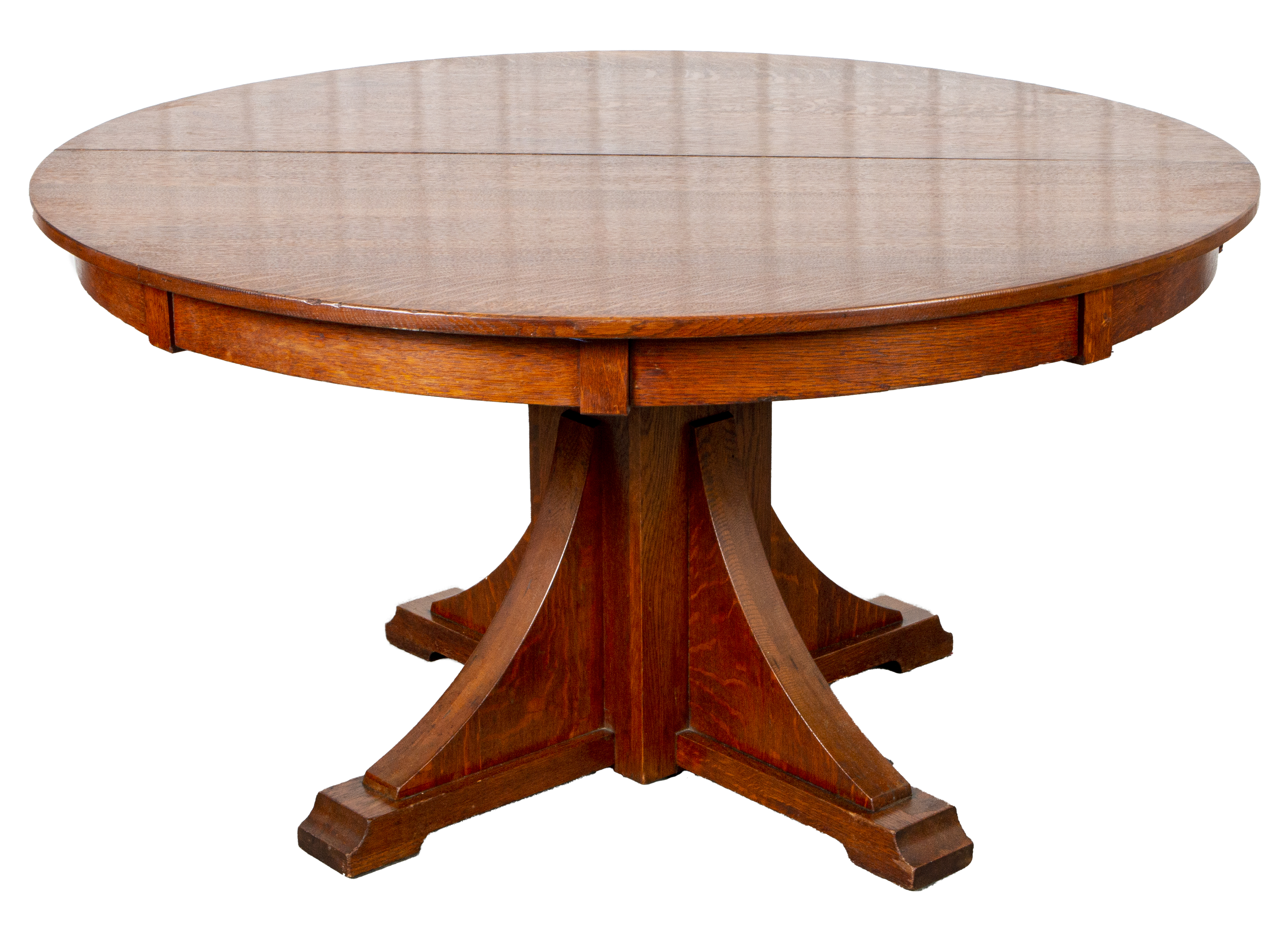 Appraisal: STICKLEY BROTHERS ARTS CRAFTS ROUND DINING TABLE Stickley Brothers Arts