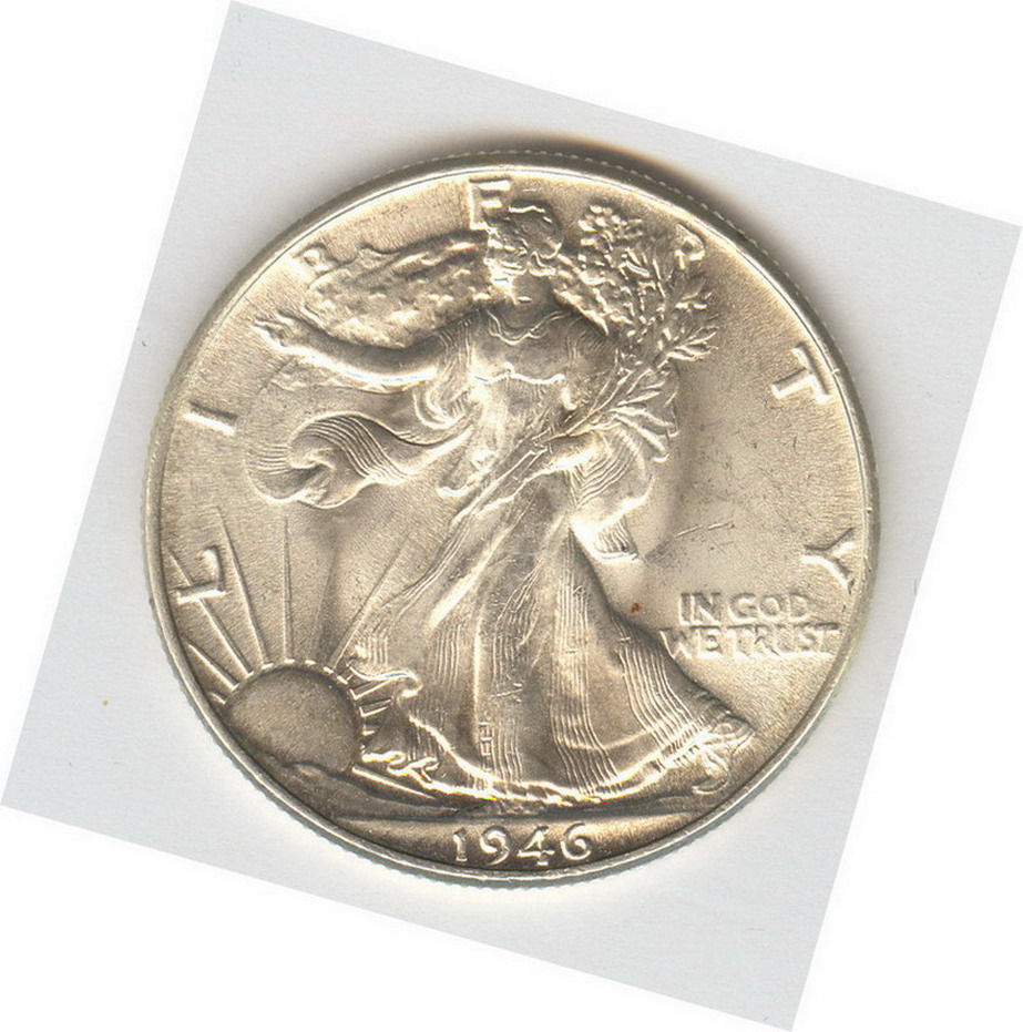 Appraisal: U S WALKING LIBERTY HALF DOLLAR Estate coin