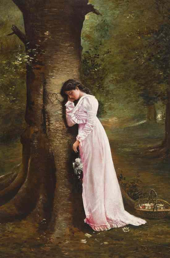 Appraisal: J Reynolds British th century The Lovers Tree oil on