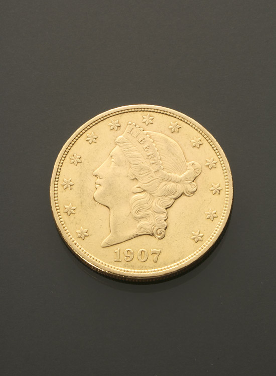 Appraisal: U S Double Eagle Twenty-Dollar Gold Coin Dated